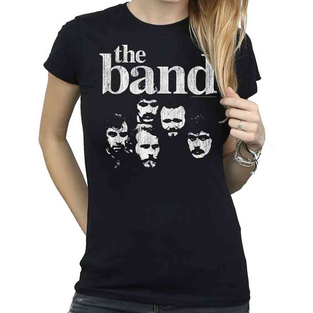 The Band - Heads Dames Tshirt - Zwart